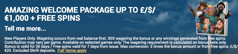 Check out Vegas Mobile Casino's welcome bonus here in this review